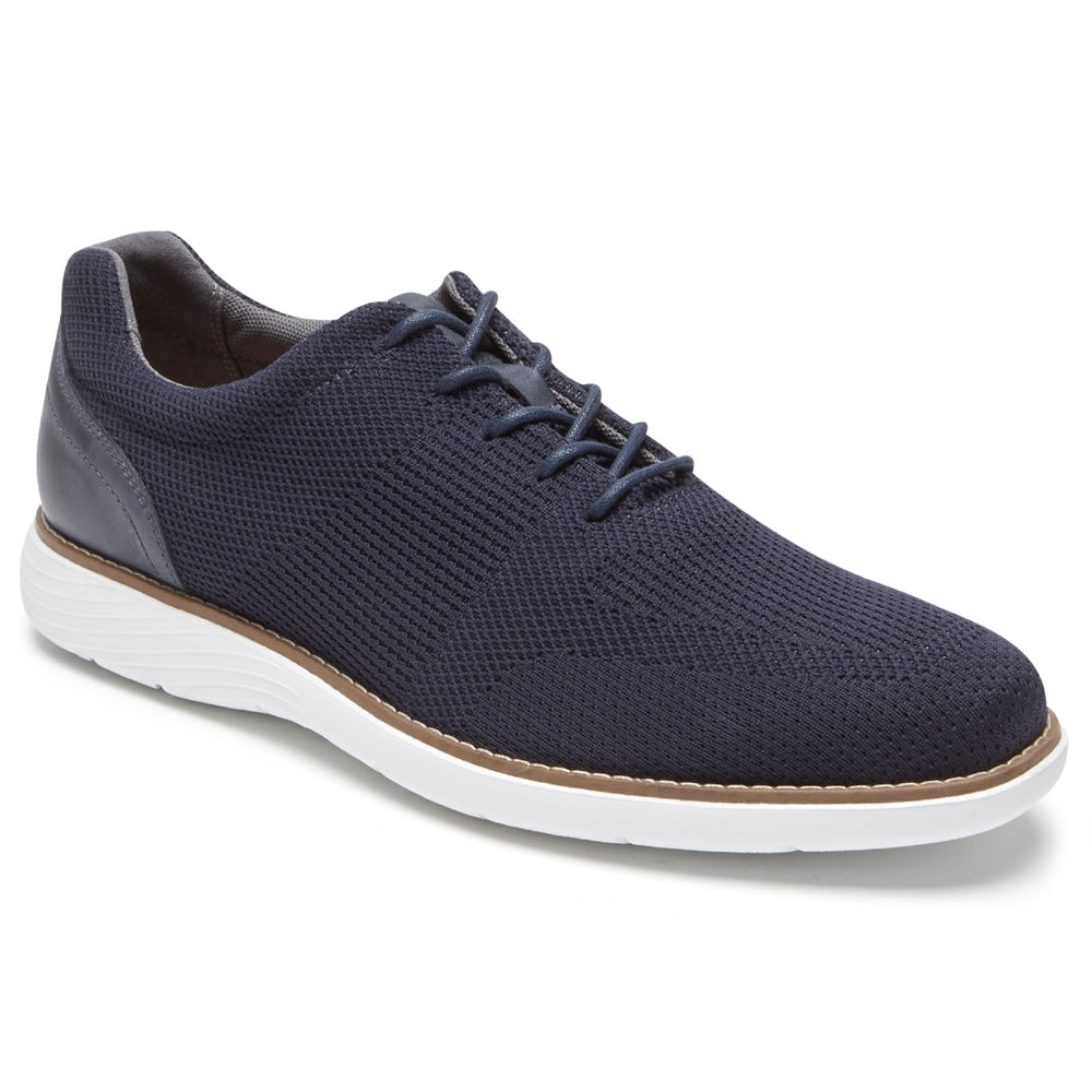 Rockport Mens Sneakers Blue - Garett Mesh - UK 576-XONFJZ